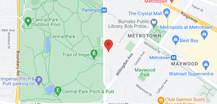 map of 704 4200 MAYBERRY STREET